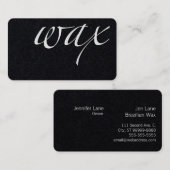 Wachs: Brasilianisches Wachs Visitenkarte (Vorne/Hinten)