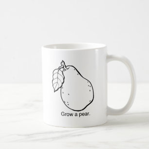 WACHS EINE BIRNE -.png Kaffeetasse
