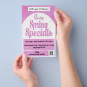 Wachs mit dem klaren Fenster Tiff Flyer (Handgriff)