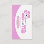 Wachs mit Tiff Business Card Visitenkarte (Vorderseite)