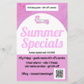 Wachs mit Tiff-Flyer Flyer (Vorne)