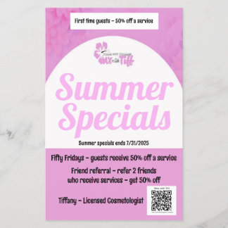 Wachs mit Tiff-Flyer Flyer