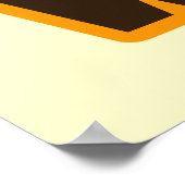 Wachs-Off-Poster Poster (Ecke)