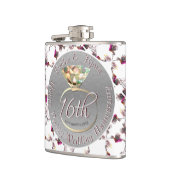 Wachs, Statice & Peridot zum 16. Jahrestag der Hoc Flachmann (Links)