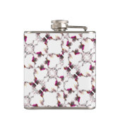 Wachs, Statice & Peridot zum 16. Jahrestag der Hoc Flachmann (Rückseite)