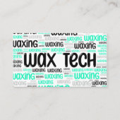 Wachs-Tech-Blau Visitenkarte (Vorderseite)