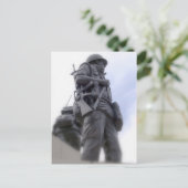 wachsam für dich postkarte (Stehend Vorderseite)