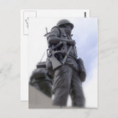 wachsam für dich postkarte (Vorne/Hinten)