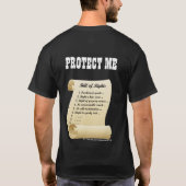 Wachsame Augen schützen mich - die T-Shirt (Rückseite)