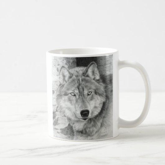 Wachsame Augen-Tasse Kaffeetasse (Rechts)