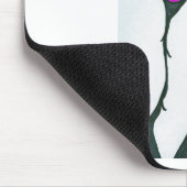 Wachsame Augen, wer passt Sie auf? Surrealistisch Mousepad (Ecke)