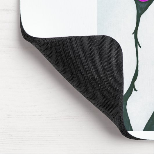 Wachsame Augen, wer passt Sie auf? Surrealistisch Mousepad (Ecke)