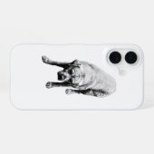 Wachsame Wache iPhone 16 Hülle (Rückseite (Horizontal))