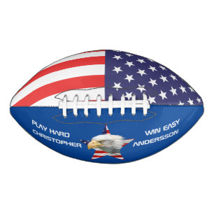Wachsamer Adler, die amerikanische Flagge, Patriot Football