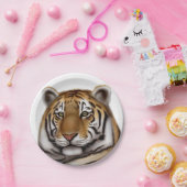 Wachsamer bengalischer Tiger-Papier-Teller Pappteller (Party)