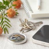 Wachsamer Cheetah-Schlüsselanhänger Schlüsselanhänger (Seite)