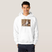 Wachsamer Leopard-mit Kapuze Sweatshirt (Vorne ganz)