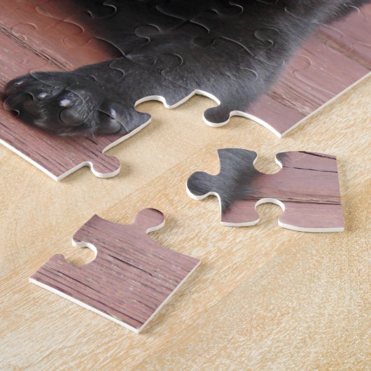 WACHSAMER MOPS-WELPE PUZZLE (Seite)