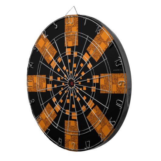 Wachsamer orange dartscheibe (Vorderseite rechts)