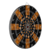 Wachsamer orange dartscheibe (Vorderseite Links)