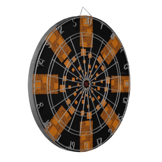 Wachsamer orange dartscheibe (Vorderseite Links)