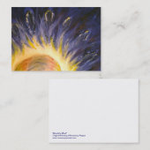 Wachsamer SinnesVisitenkarte-freier Raum Visitenkarte (Vorne/Hinten)