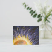 Wachsamer SinnesVisitenkarte-freier Raum Visitenkarte (Stehend Vorderseite)