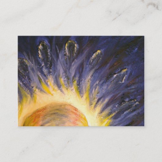 Wachsamer SinnesVisitenkarte-freier Raum Visitenkarte (Vorderseite)