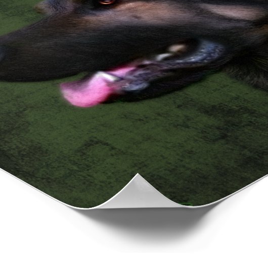 Wachsamer Wächter Poster (Ecke)