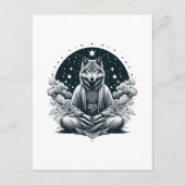 Wachsamer Wolf Begleitkarte (Rückseite)