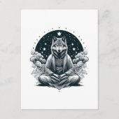 Wachsamer Wolf Begleitkarte (Vorderseite)