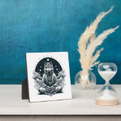 Wachsamer Wolf Fotoplatte (InSitu)