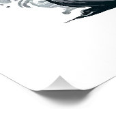 Wachsamer Wolf Poster (Ecke)
