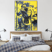 Wachsamkeit Leinwanddruck (Insitu (Schlafzimmer))