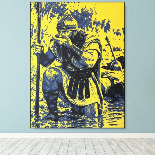 Wachsamkeit Leinwanddruck (Insitu (Holzboden))