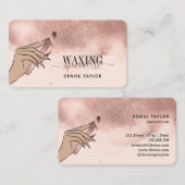 Wachsblütenrosa Handwaschtechniker Visitenkarte (Vorne/Hinten)