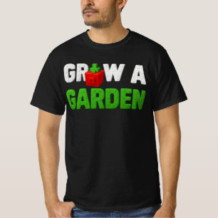 Wachse einen Garten-Gamer-Design für Kinder, die S T-Shirt