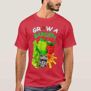 Wachse einen Garten Zucker Apfel Romanesco Holunde T-Shirt