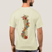 Wachse hindurch Florales Zitat Botanische Inspirat T-Shirt (Rückseite)