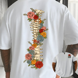 Wachse hindurch Florales Zitat Botanische Inspirat T-Shirt