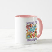 Wachse immer weiter Retro Tasse (VorderseiteRechts)
