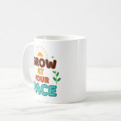 Wachse in deinem Tempo - Tasse (Vorderseite Links)