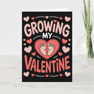 Wachse meinen süßen Valentinstag mit Füßen Karte