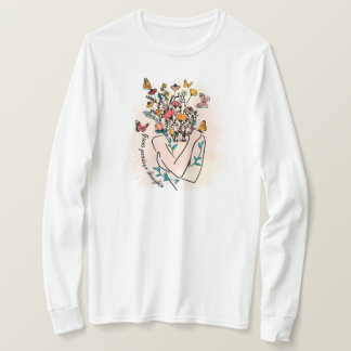 Wachse positive Gedanken. Personalisierbar T-Shirt