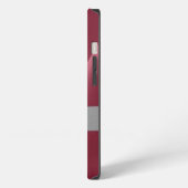 Wachsen der Flagge Dänemarks - iPhone Hülle (Linke Seite)