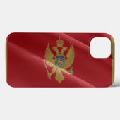 Wachsen der Flagge Montenegros - Case-Mate iPhone Hülle (Rückseite (Horizontal))