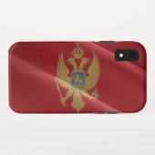 Wachsen der Flagge Montenegros - Case-Mate iPhone Hülle (Rückseite (Horizontal))