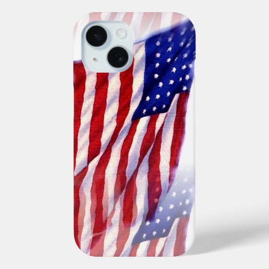 Wachsen der US-Flagge Case-Mate iPhone Hülle (Rückseite)