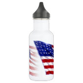 Wachsen der US-Flagge Edelstahlflasche (Links)