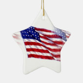 Wachsen der US-Flagge Keramikornament (Rechts)